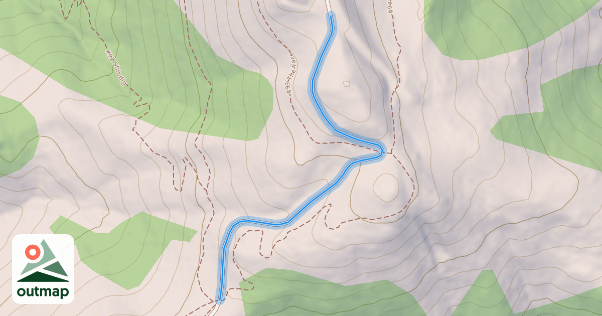 Map of #144 Cabin Traverse