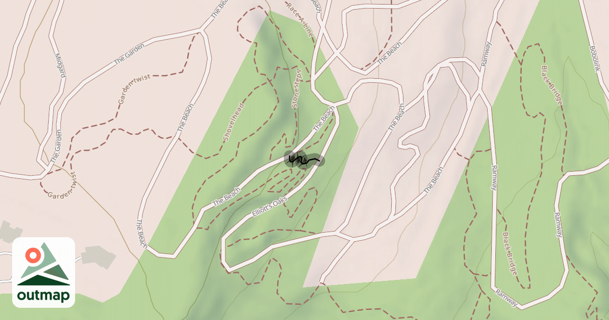 Map of Monster berms
