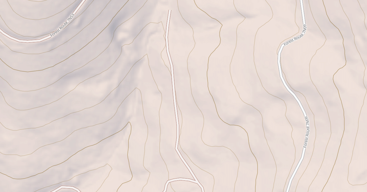 Map preview of USFS National Forest System Roads {3ED89865-A3F7-4376-8B69-B297291B933A}