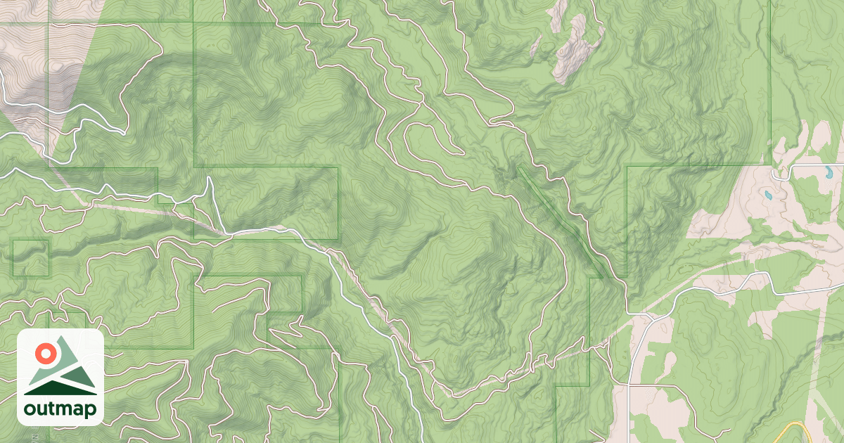 Map of SMALLE RIDGE