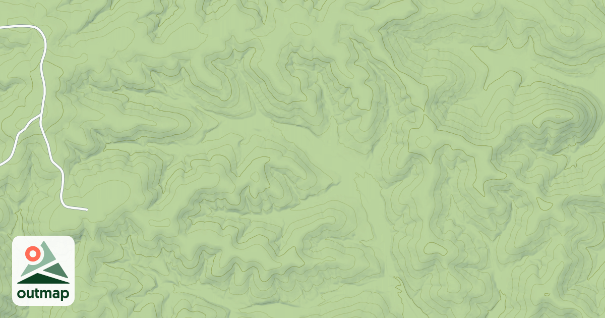 Map of NORTH GOOSENECK