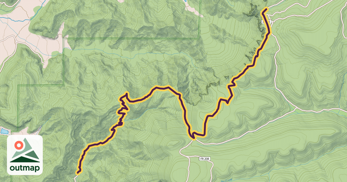 Map of Grand View Trail