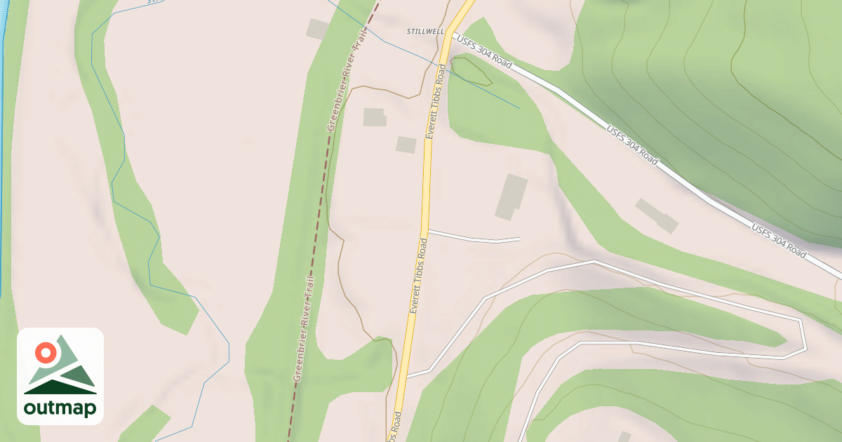 Map of MONDAY LICK