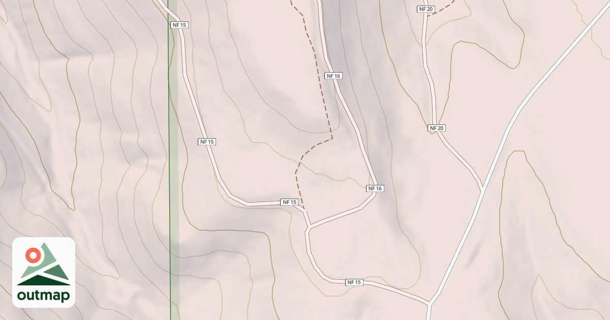 Map of USFS Motor Vehicle Use Map Roads {84C61524-7632-41BB-9EC2-AB2BE5DC59F7}