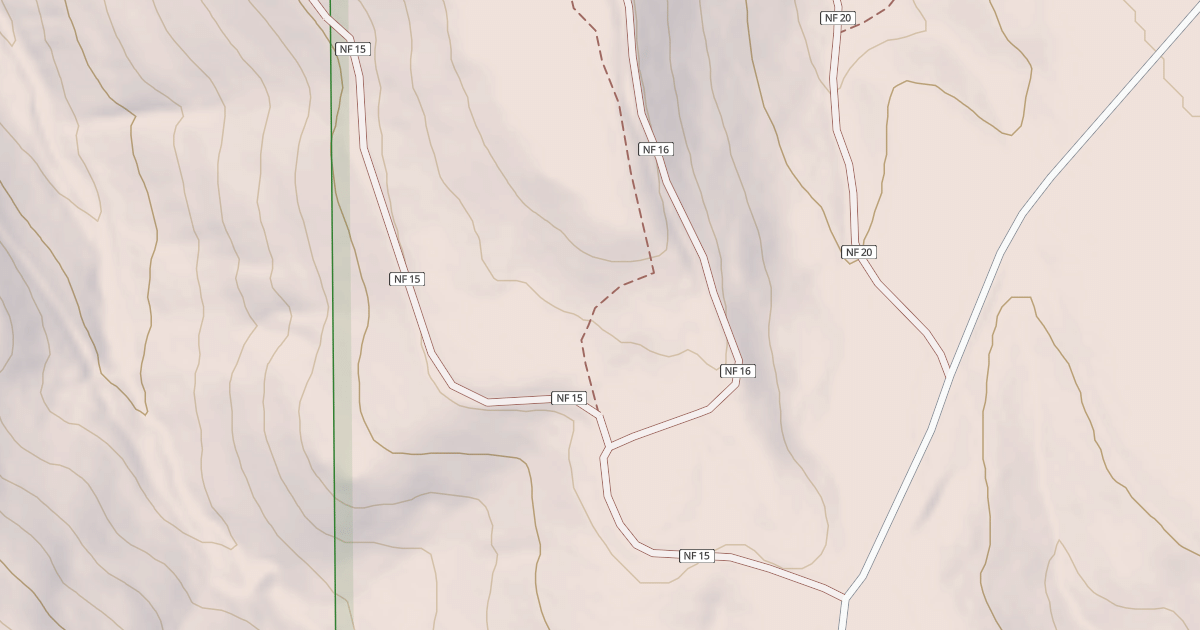 Map preview of USFS Motor Vehicle Use Map Roads {84C61524-7632-41BB-9EC2-AB2BE5DC59F7}