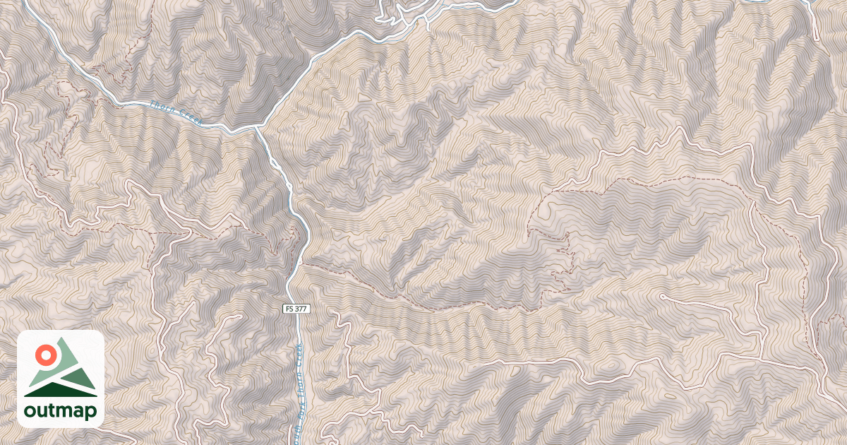 Map of Easter Creek