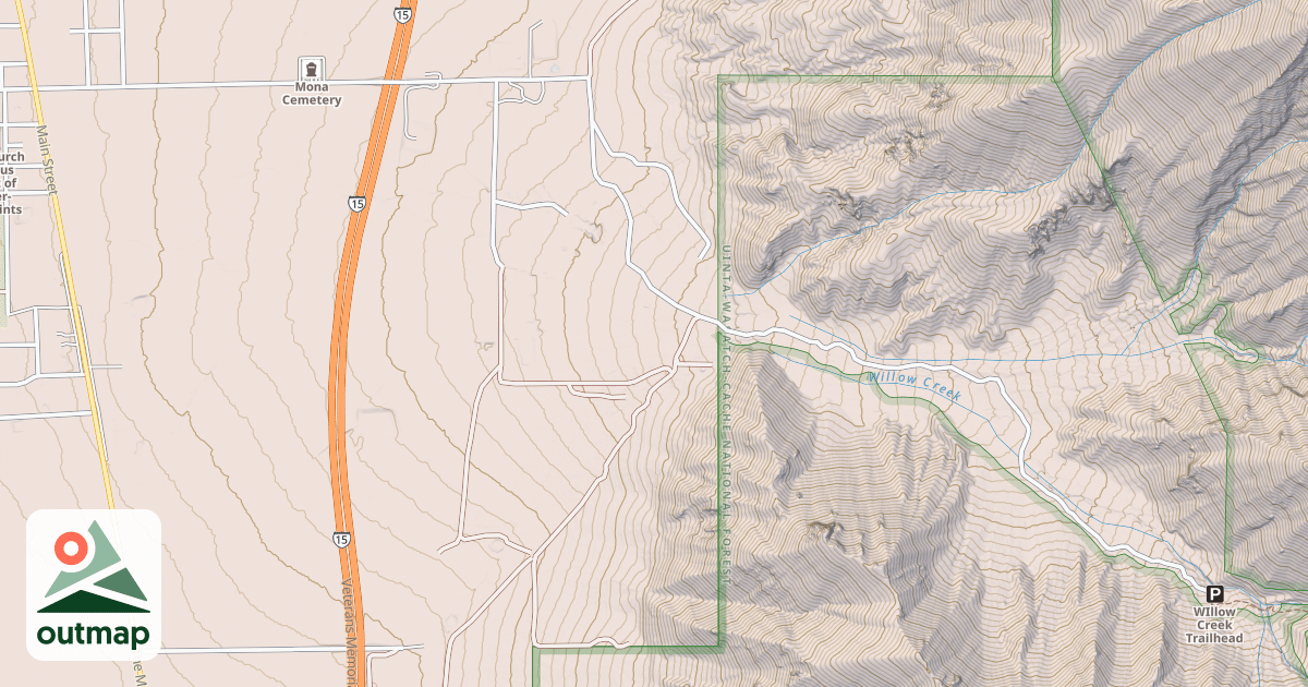 Map of WILLOW CREEK