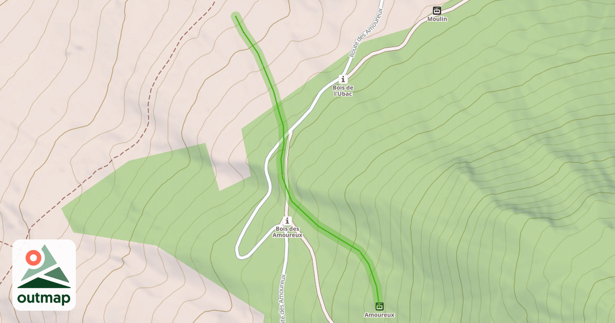 Map of Les Casses