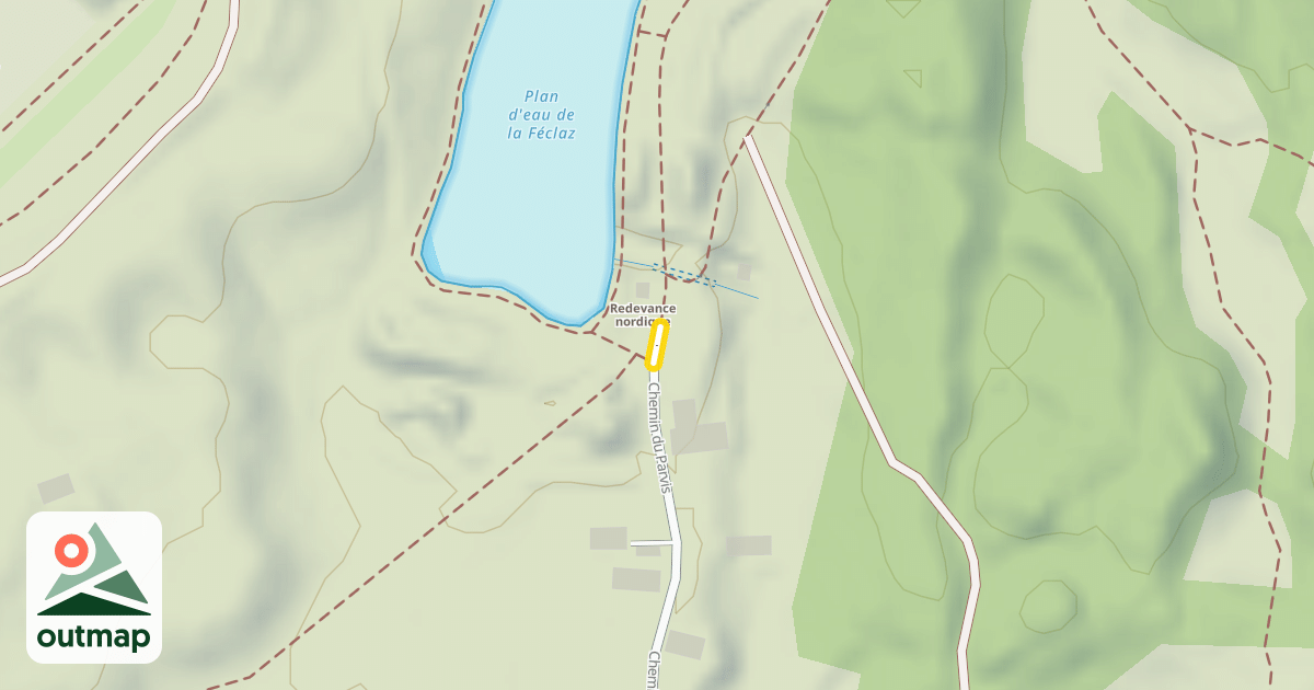 Map of Chemin du Parvis