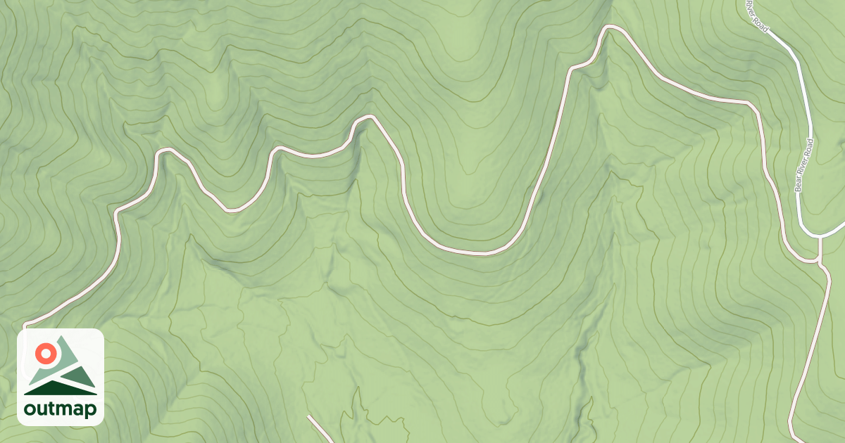 Map of BEAR BEAVER