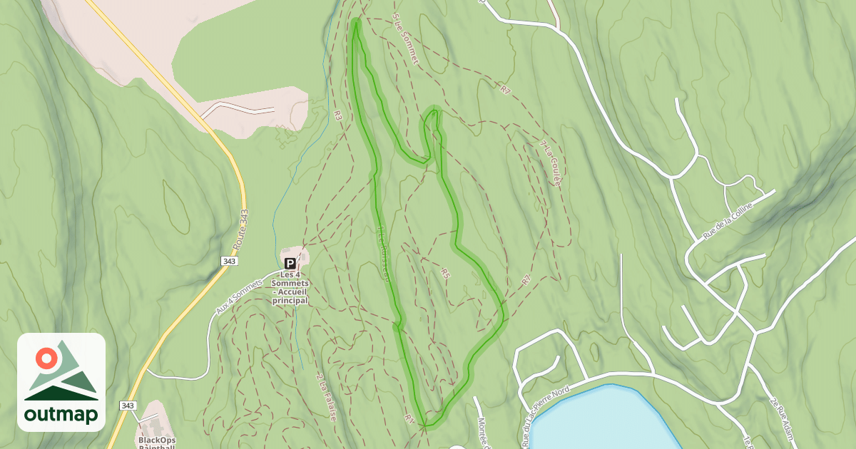 Map of 1 Le Ruisseau