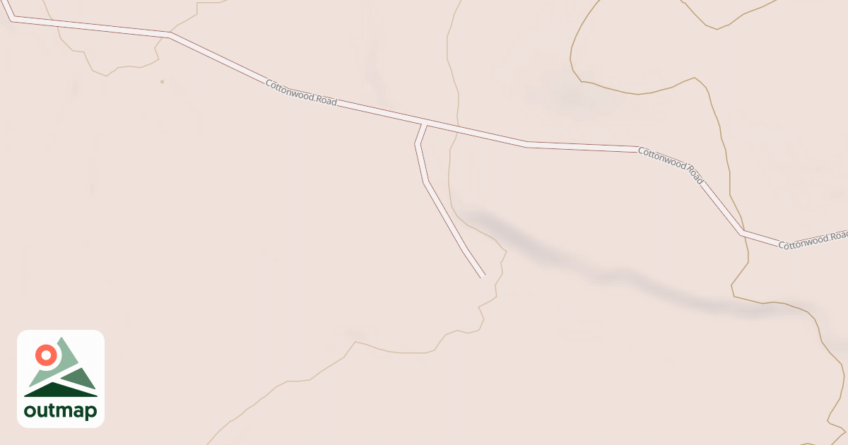 Map of COTTONWOOD CAMPS
