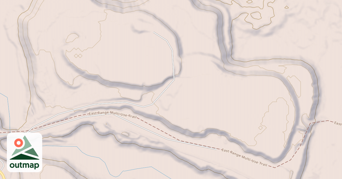 Map of East Range OHV Trail