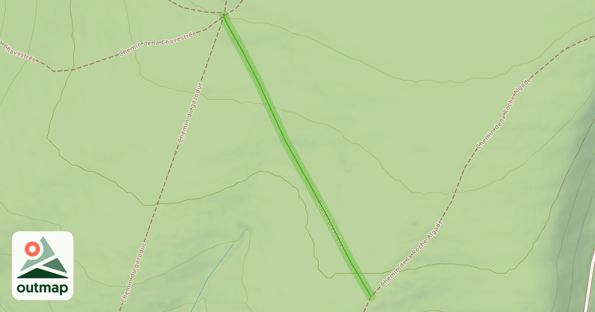 Map of Route forestière