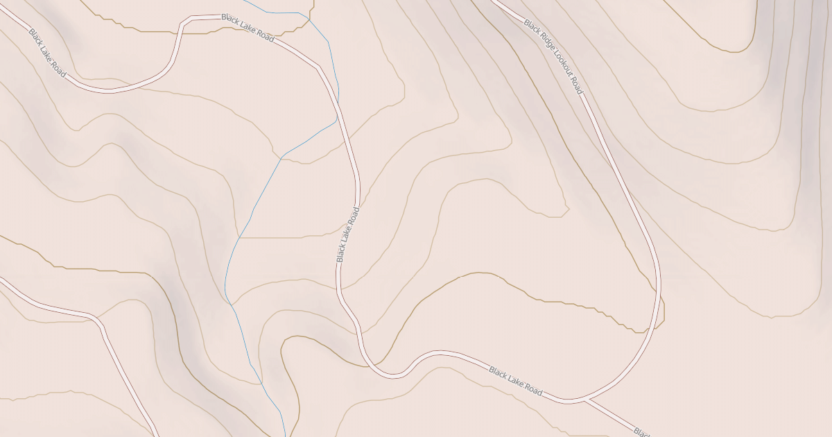Map preview of BLACKS LAKE