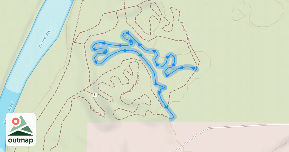 Map of Frank's Stein (Maze 2 Blue)
