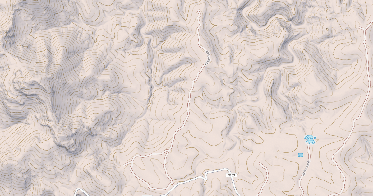 Map preview of RUBY PEAK