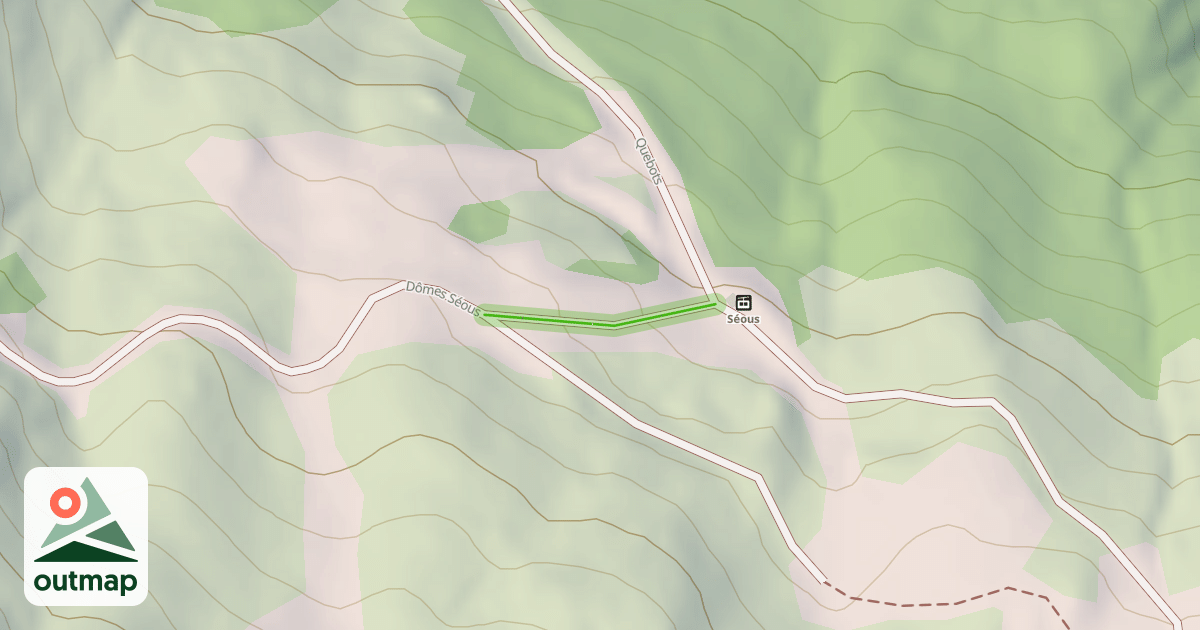 Map of Dômes Séous