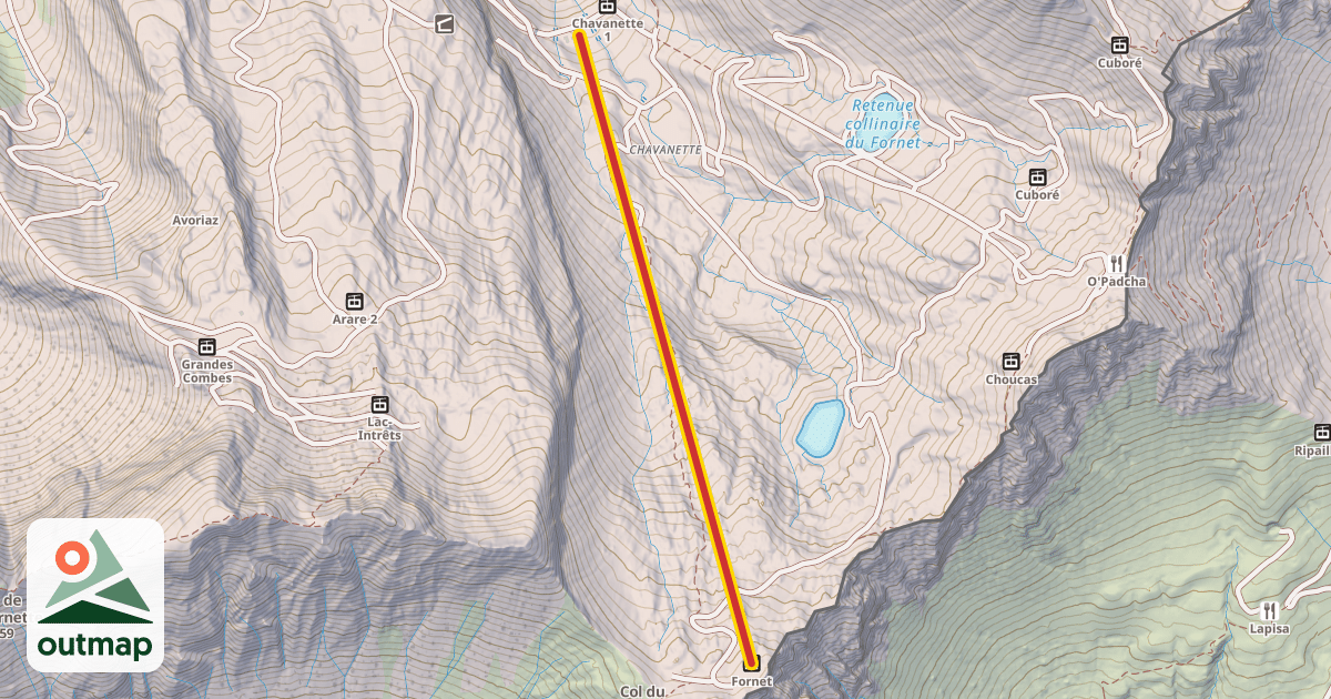 Map of Fornet