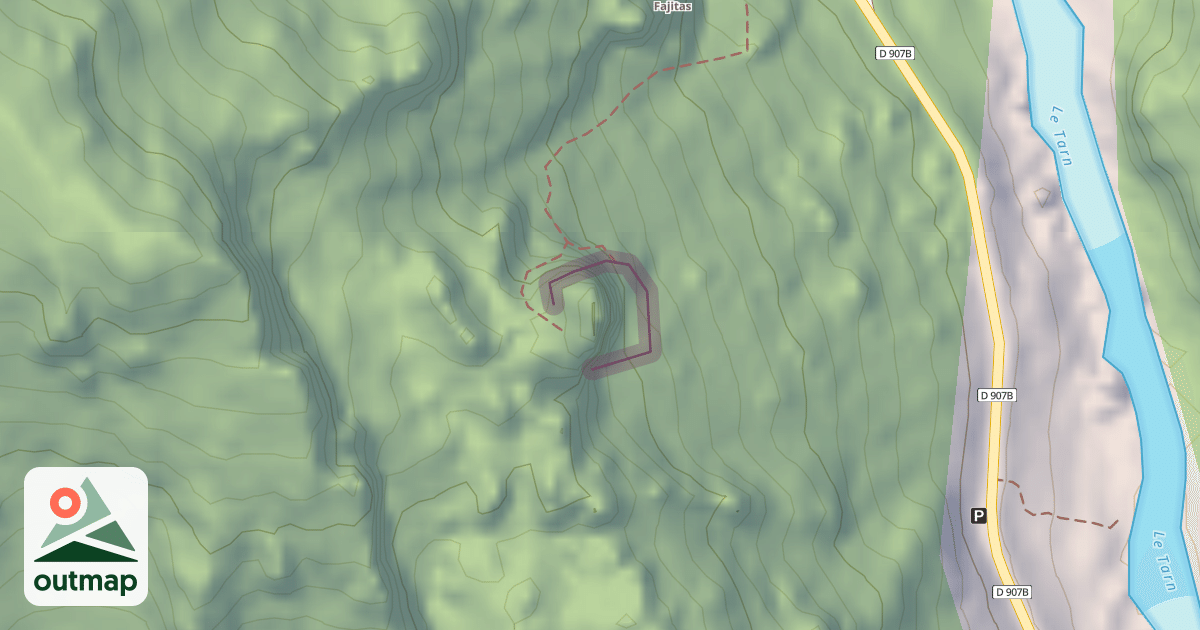 Map of Roc Aiguille
