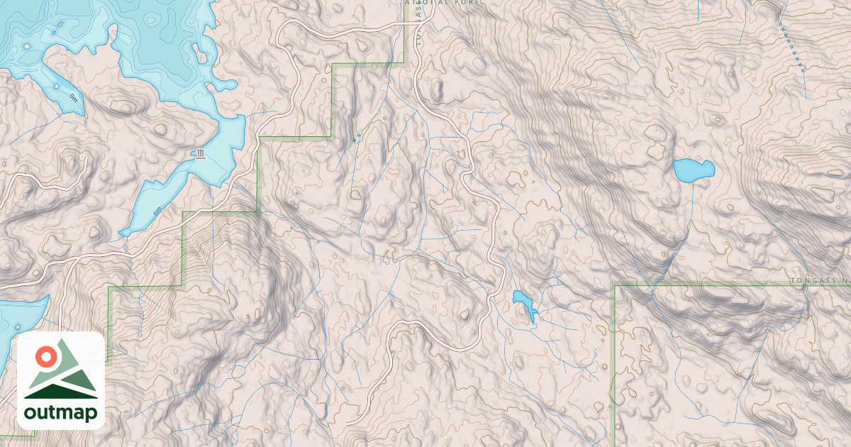Map of USFS Motor Vehicle Use Map Roads {681A0895-57E5-4E5B-89DF-A237FBD42C39}