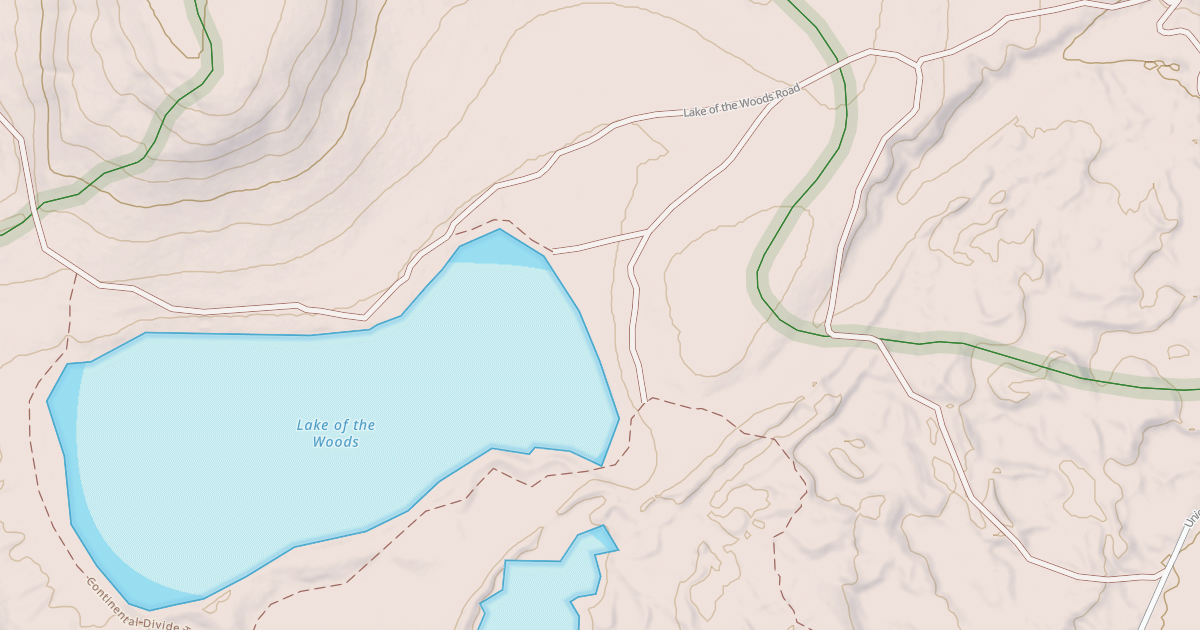 Map preview of LAKE OF THE WOODS