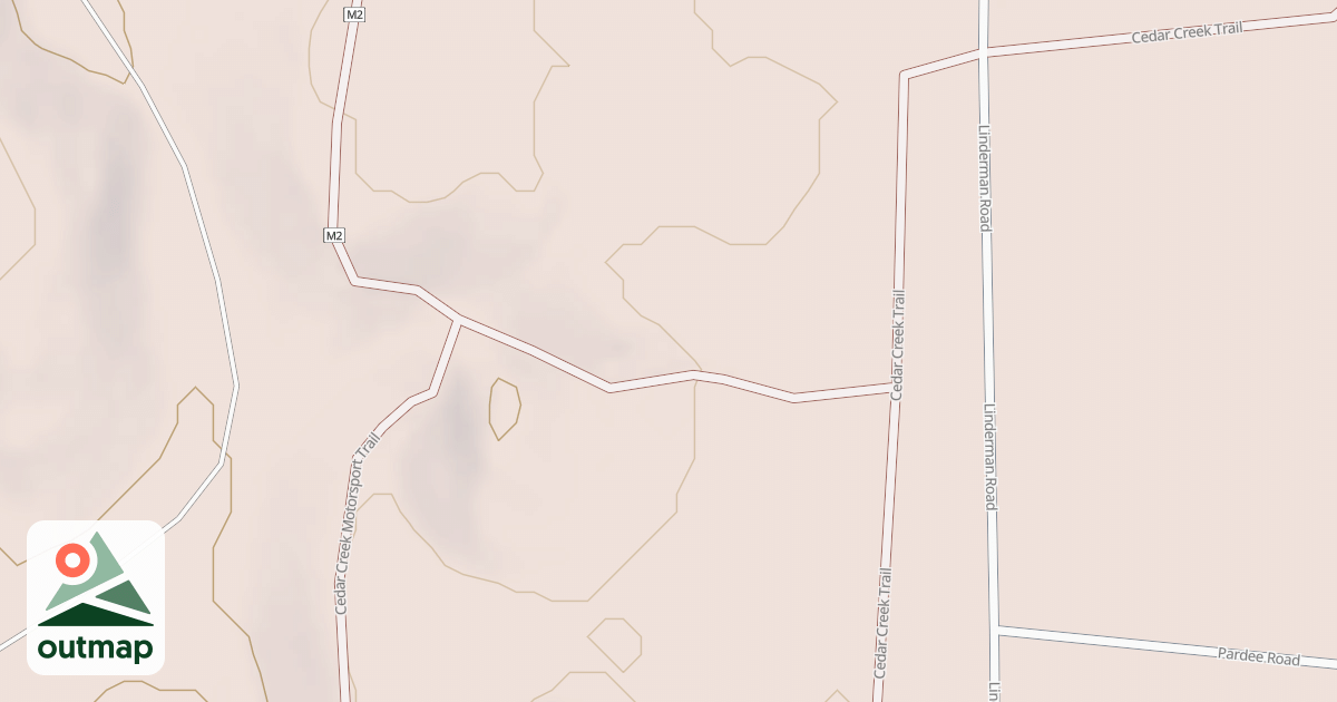 Map of CEDAR CREEK MOTORSPORT TRAIL