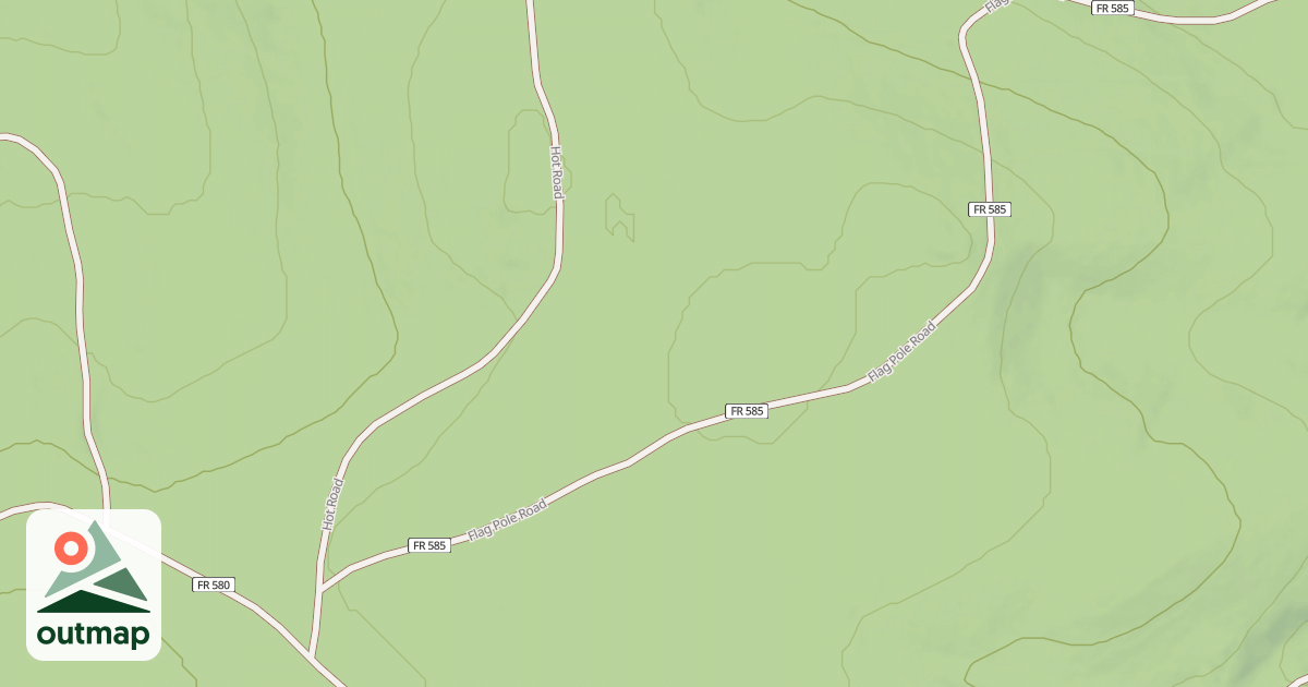 Map of FLAG POLE ROAD