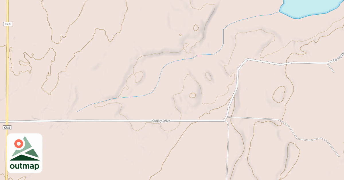 Map of Pine Center Trail