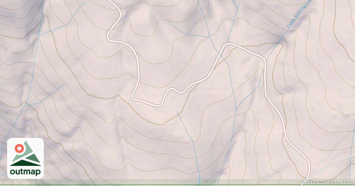 Map of CAMP MEETING CREEK