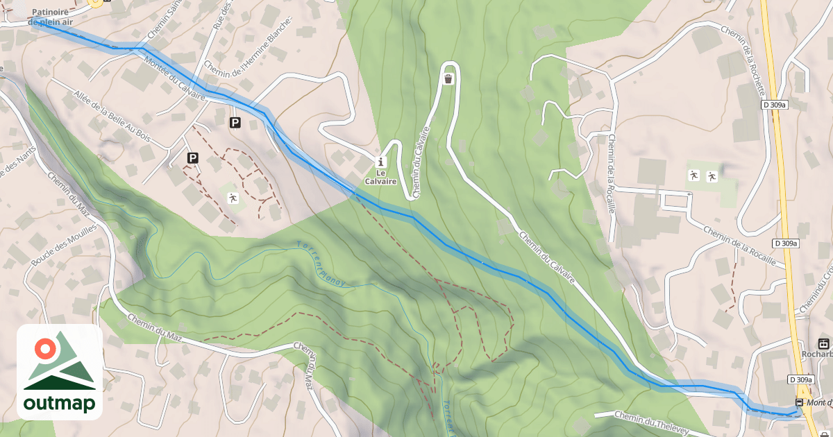 Map of Calvaire
