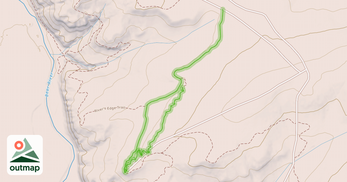 Map of Horney Toad Trail