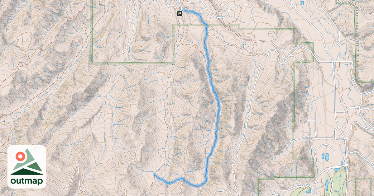 Map of 2nd Gulch