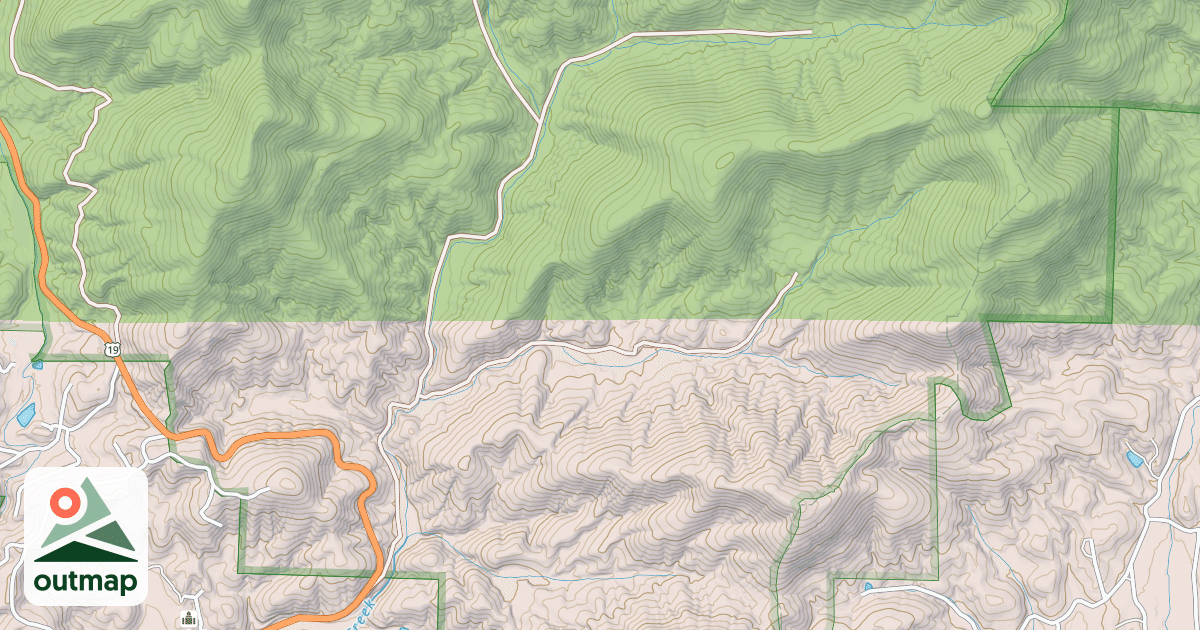 Map of BOGGS CREEK