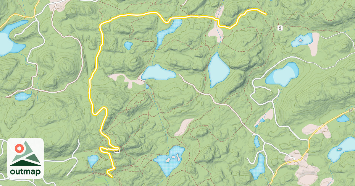 Map of 16 Lovers Leap