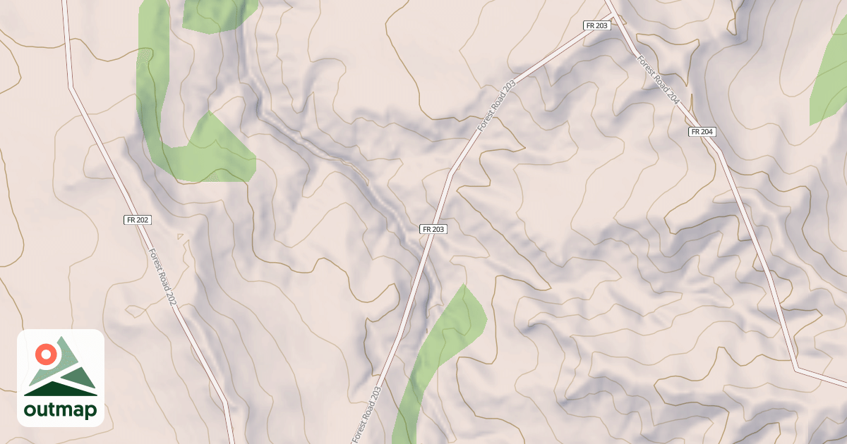 Map of 203