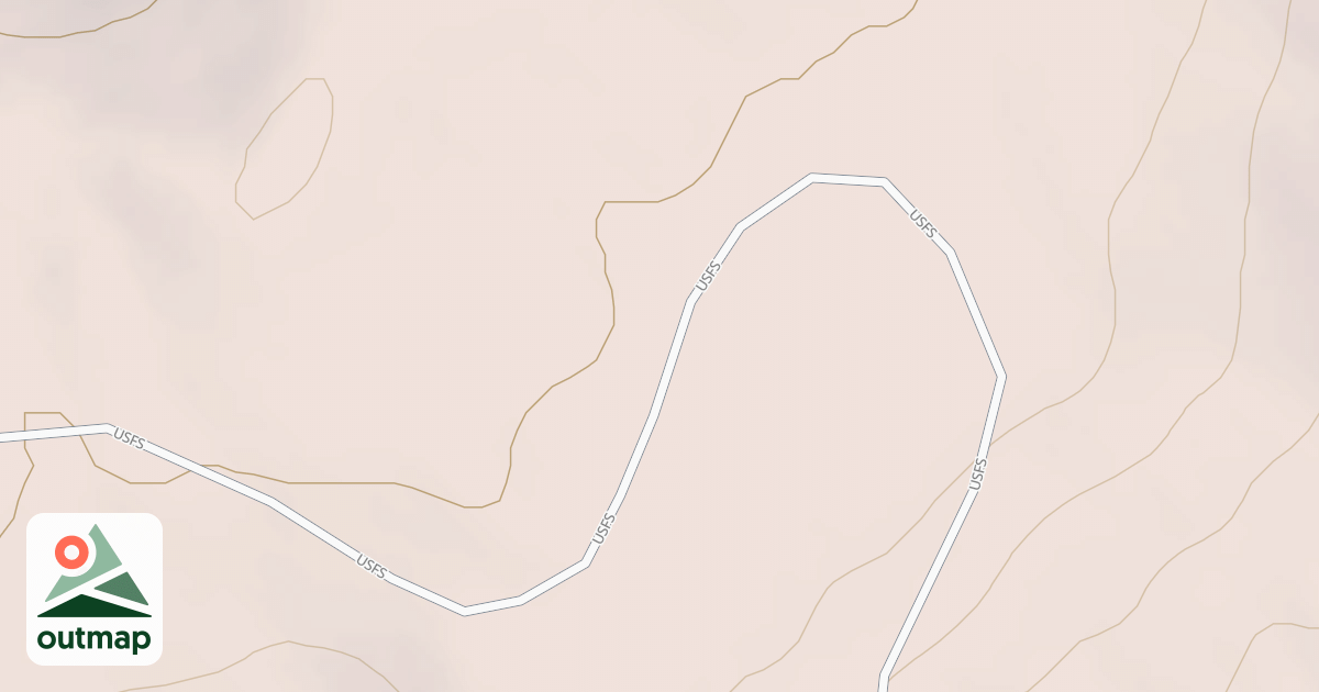Map of Lower Cone Road