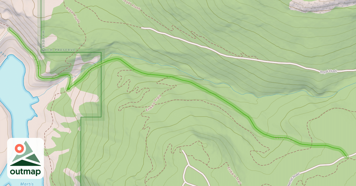 Map of Matt's Trail