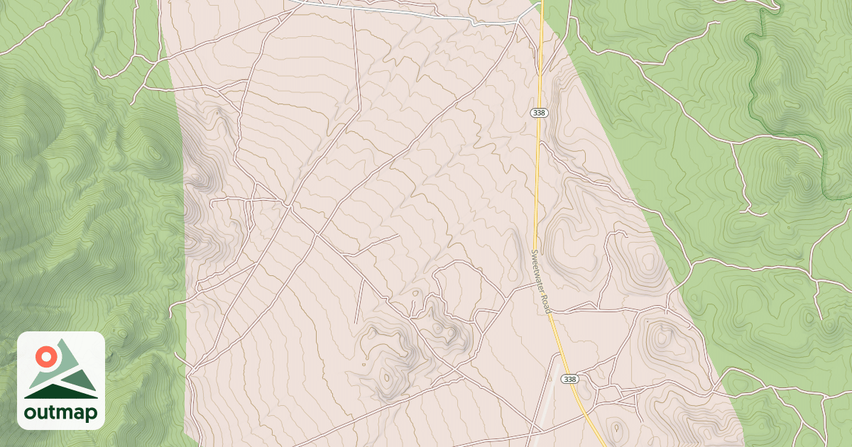 Map of SWEETWATER RESEEDING ROAD