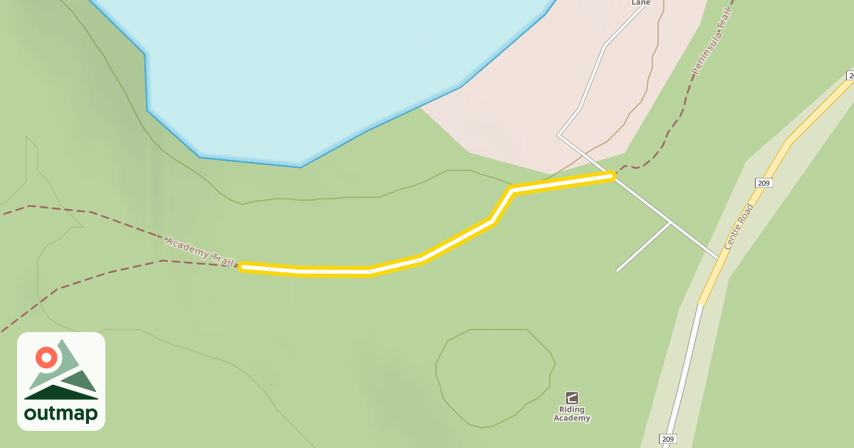 Map of Academy Trail