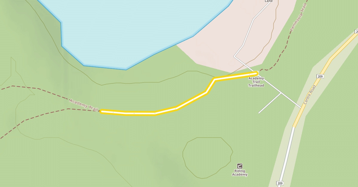 Map preview of Academy Trail
