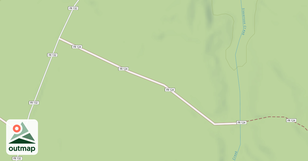 Map of FR 124