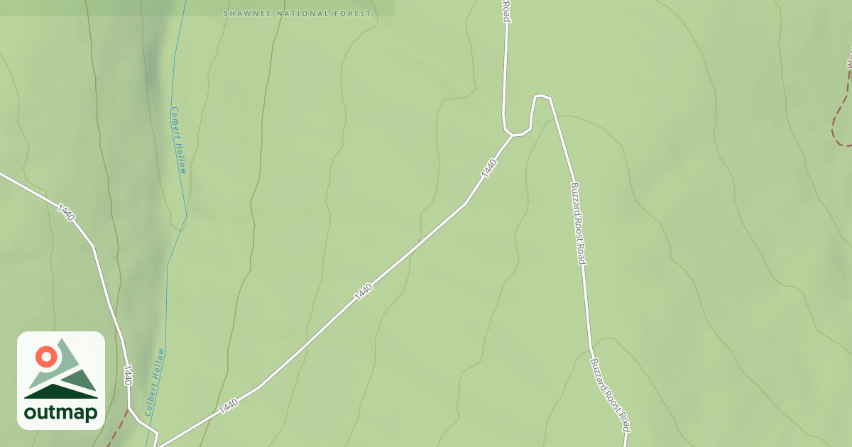 Map of COLBERT HOL SPUR-A
