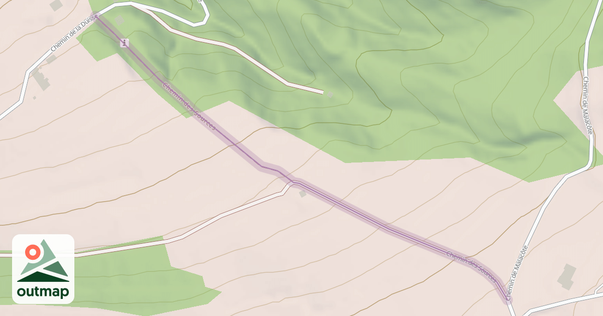 Map of Chemin des Sources