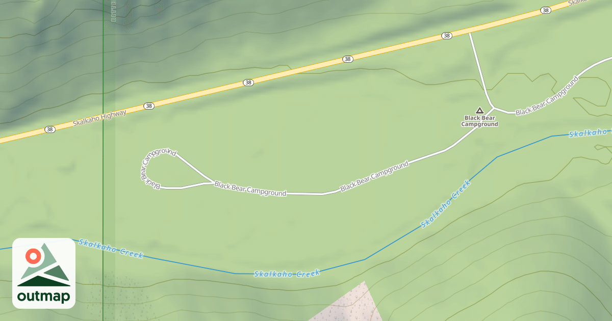 Map of (FDR) BLACK BEAR CAMPGROUND