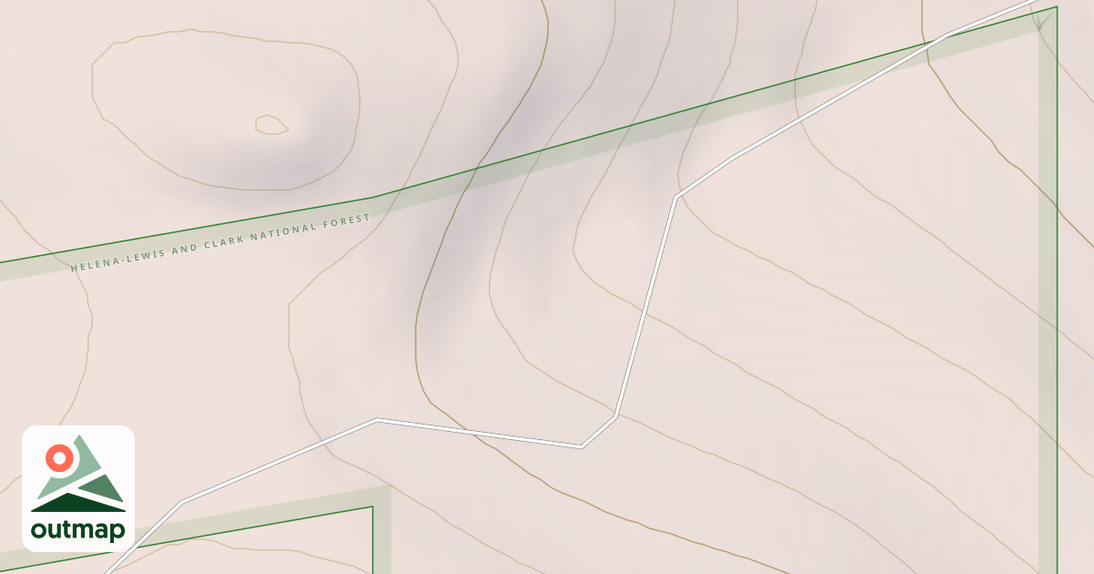 Map of BLACK BUTTE - COPPER