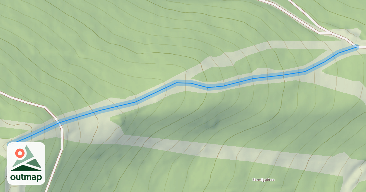 Map of Les Crêtes