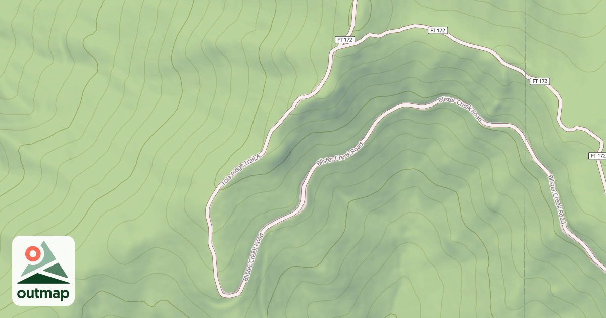 Map of Tola Ridge A