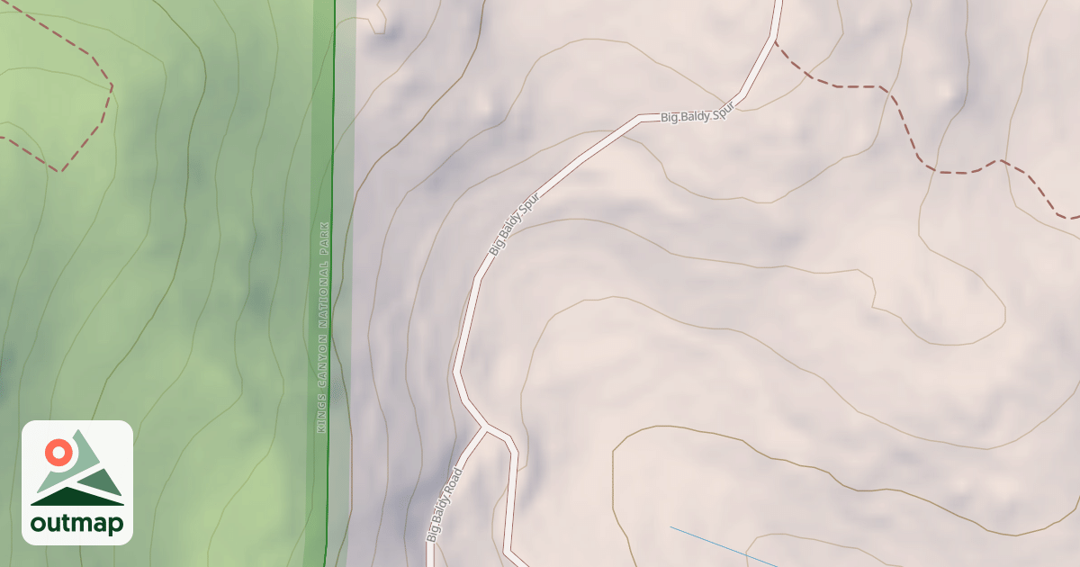Map of BIG BALDY