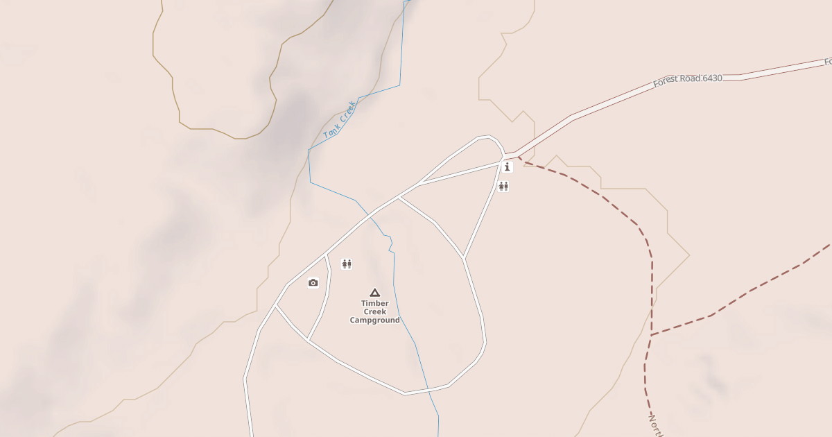 Map preview of TIMBER CREEK RECREATION AREA